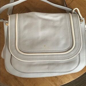 Kate Spade Gray Crossbody Bag with Minimalist Design